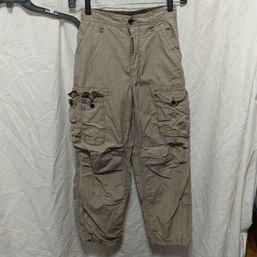 Wearfirst size 10 boys khaki cargo pants
